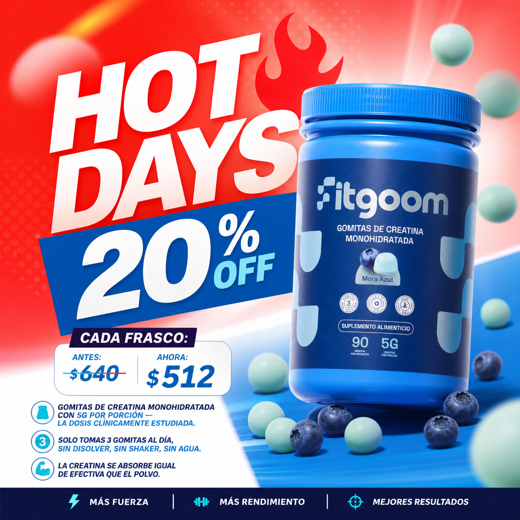 Fitgoom — La creatina que sí terminas